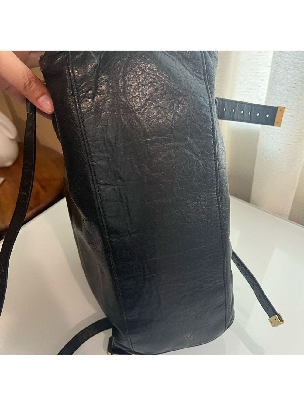 MULBERRY SMALL BLACK LEATHER ALEXA - Picture 6 of 16